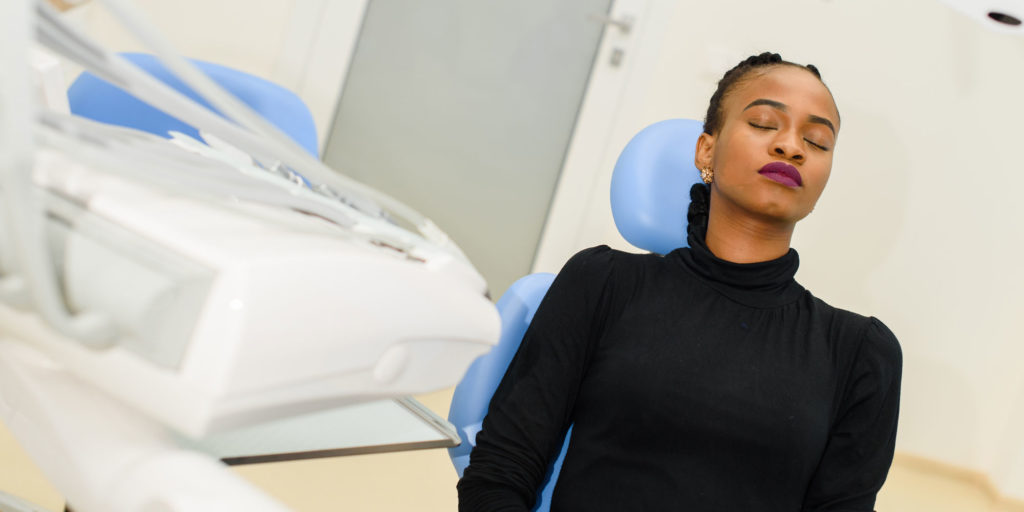 dental patient under sedation