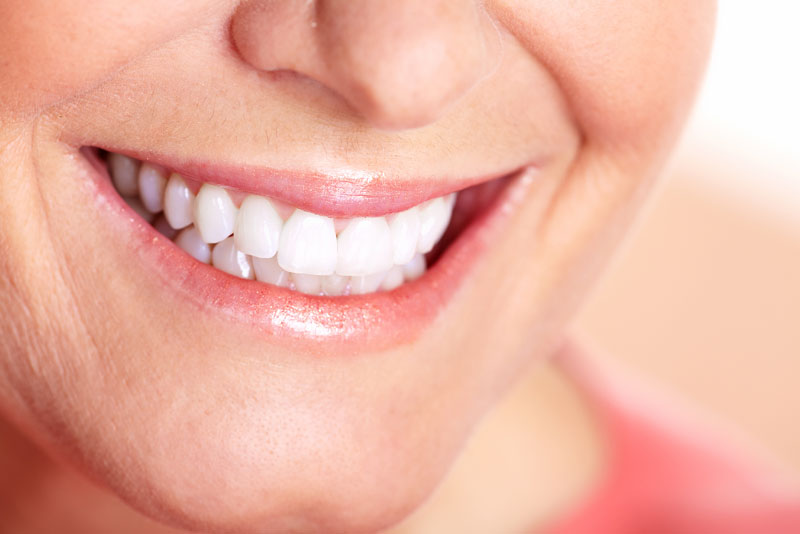 dentures patient smiling